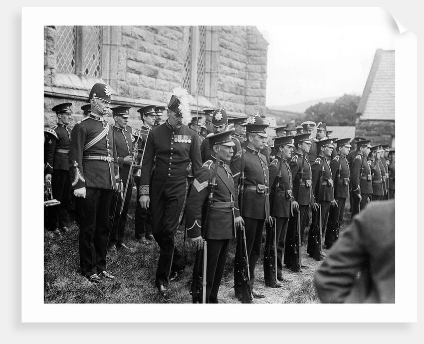 Guard of Honour, Isle of Man Volunteers, Tynwald Day, St John's, Isle of Man by George Bellett Cowen